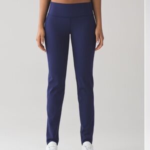 Lululemon Simply Bare Un-Tight Tight Hero Nulu Blue Size 6